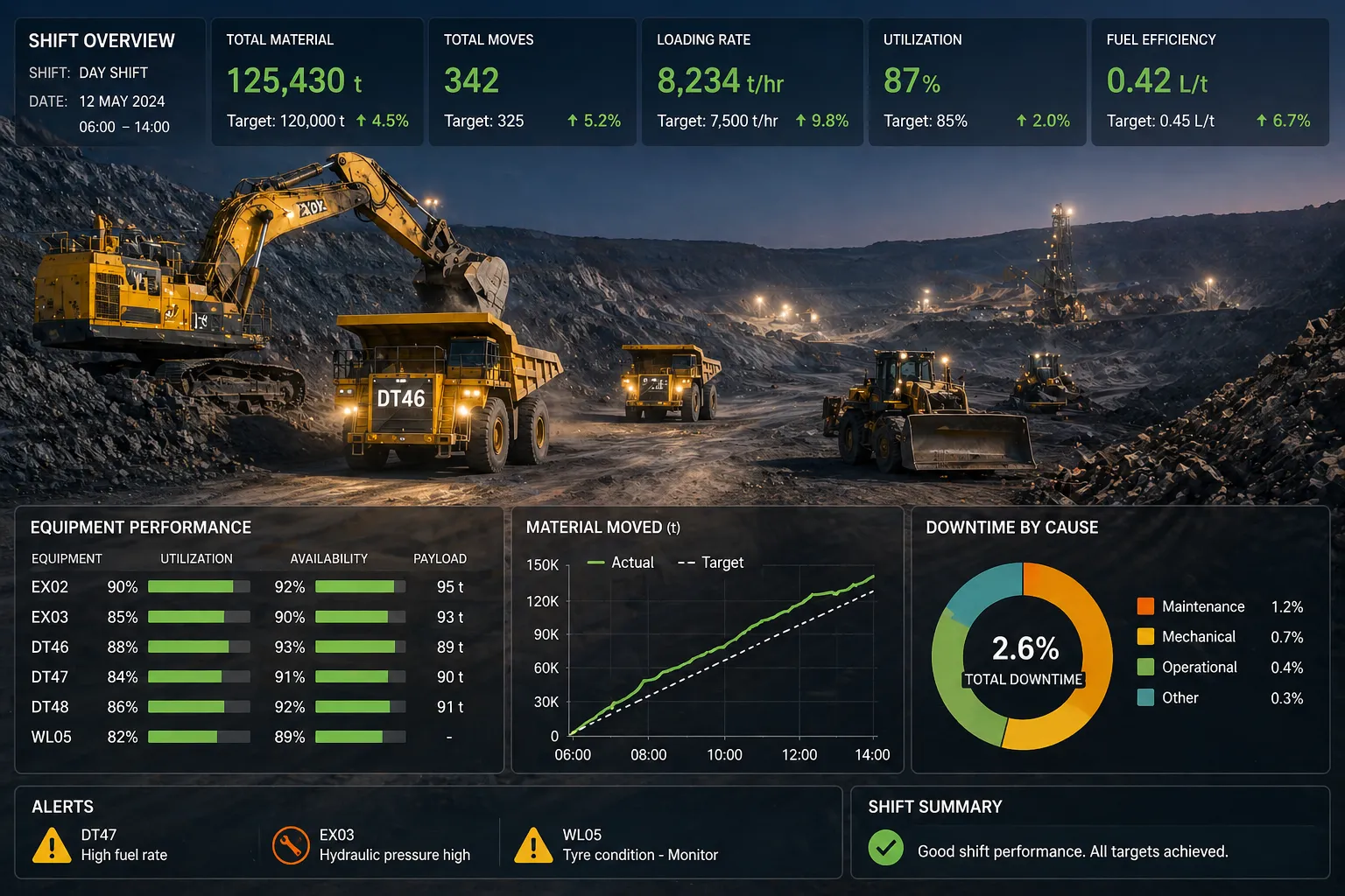 Shift and Equipment Performance